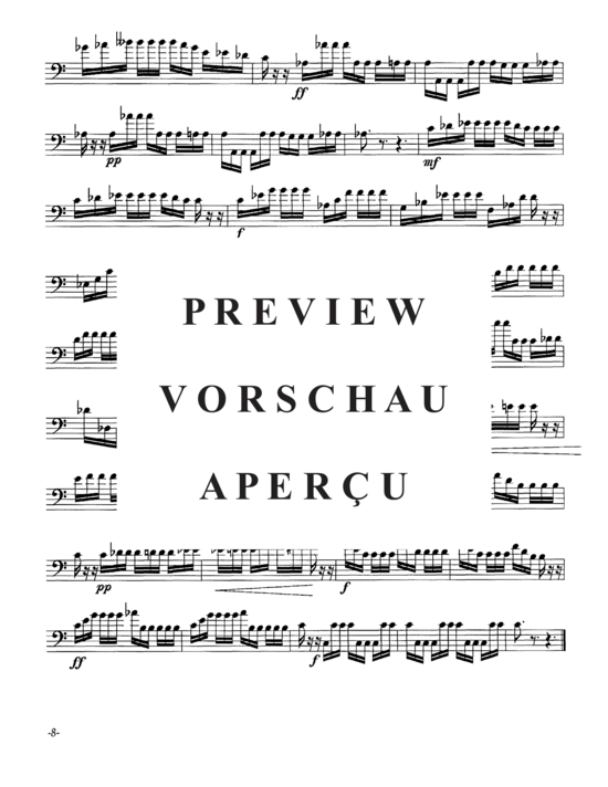 Product gallery: Page 12 of 21 Euphonium Etudes, Vol. 5 , , (Tuba Solo)