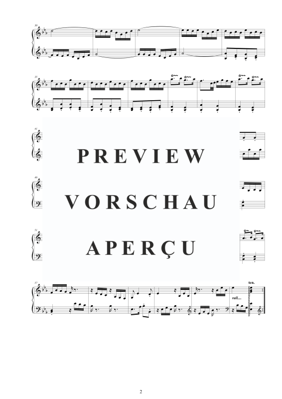 Produktgalerie: Seite 3 von 11 Cembalo Sonate Nr. 2 in C-Moll Op.4, , Cembalo/Klavier Solo