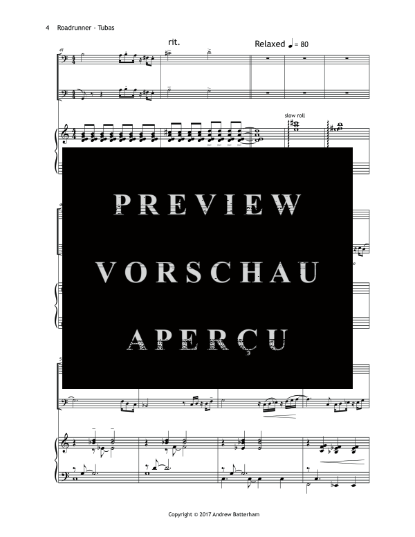 Produktgalerie: Seite 8 von 11 Roadrunner, , (2x Tuba und Klavier)
