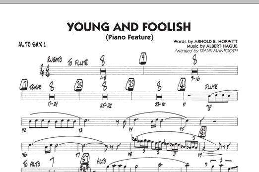 Produktgalerie: Seite 1 von 1 Young And Foolish - Alto Sax 1, 