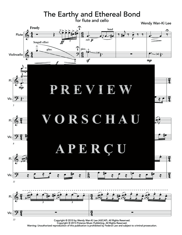 Produktgalerie: Seite 5 von 11 Earthy and Ethereal Bond, The, , (Duett Flöte und Violoncello)