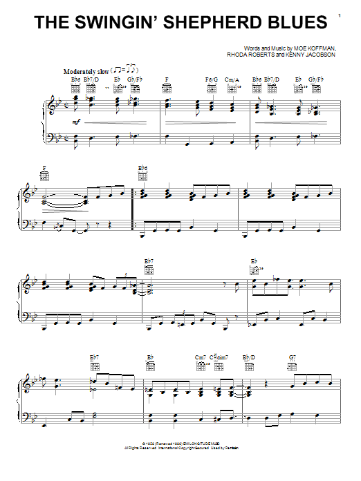 Produktbild zu: The Swingin' Shepherd Blues