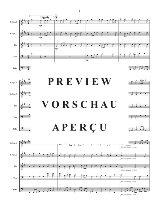 Produktgalerie: Seite 4 von 10 Ovrture to Armide , , (Blechbläserquintett)