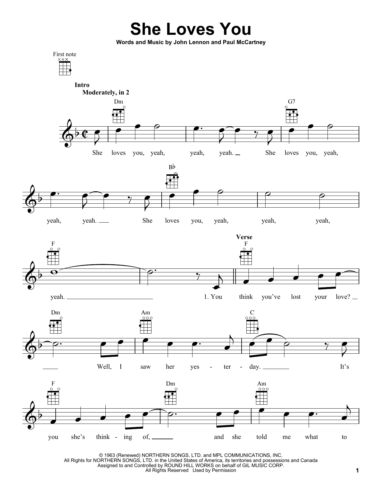 Product gallery: Page 1 of 1 She Loves You, The Beatles