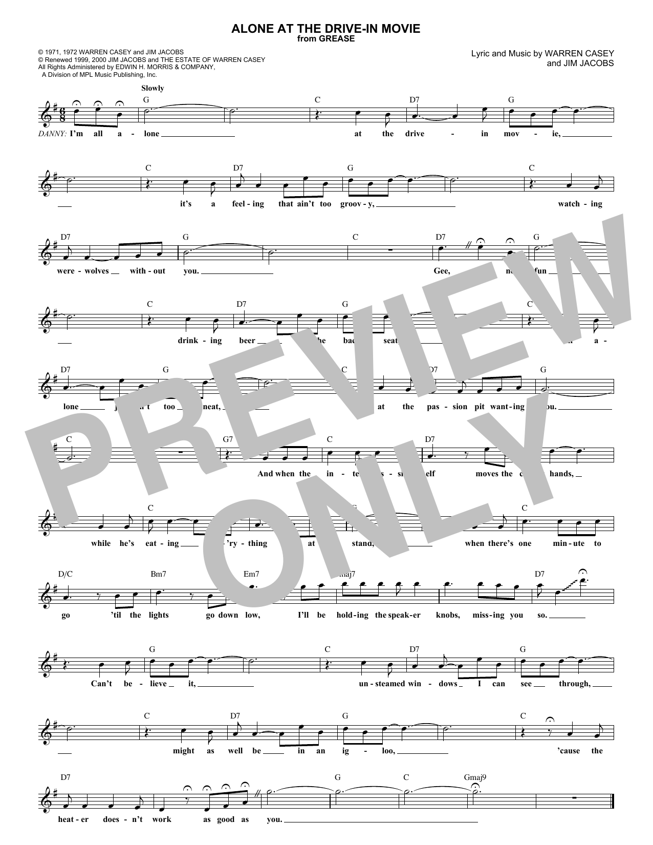 Produktbild zu: Alone At The Drive-In Movie