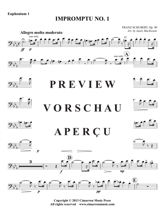 Product gallery: Page 13 of 21 Impromptu 1 , , (3x Baritone, 3x Tuba)