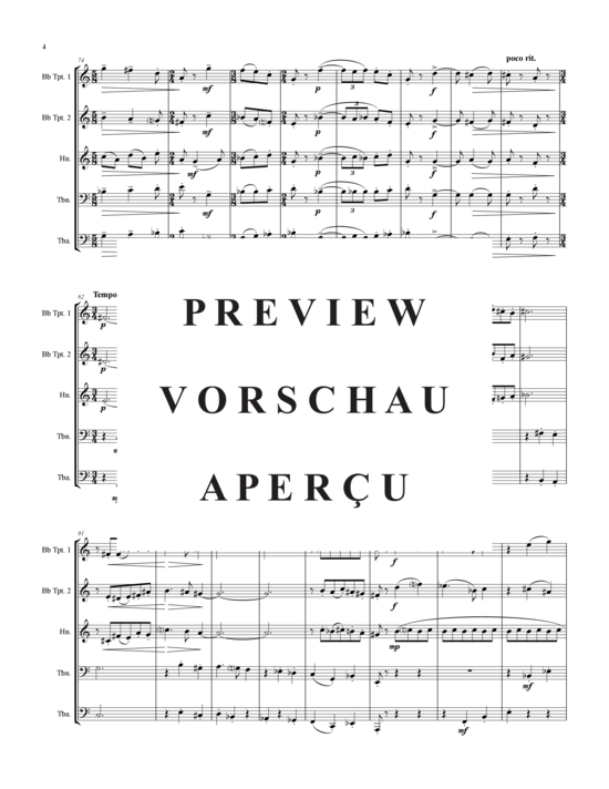 Produktgalerie: Seite 5 von 18 An Exultation of Brass , , (Blechbläserquintett)