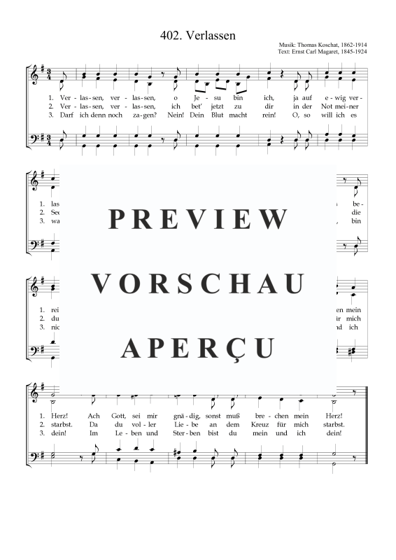 Produktbild zu: Verlassen, o Jesu bin ichThomas Koschat