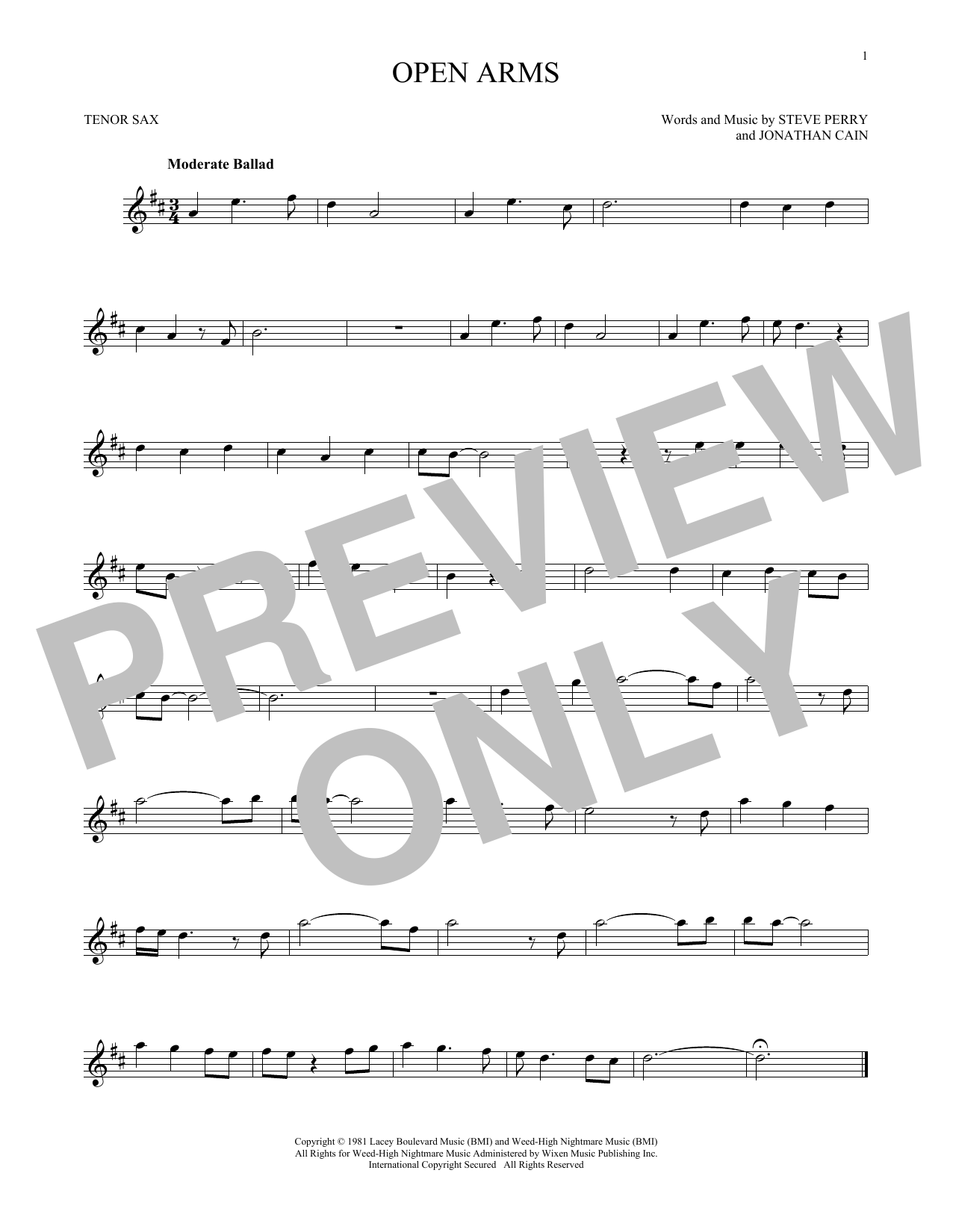 Product gallery: Page 1 of 1 Open Arms, Journey
