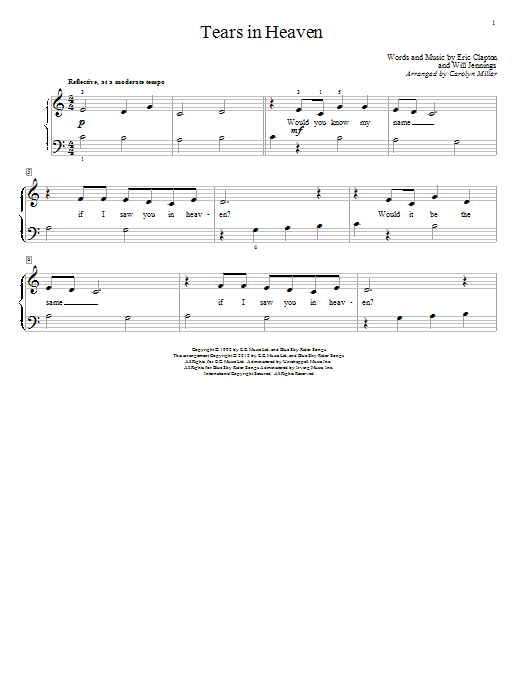 Product picture to: Tears In Heaven