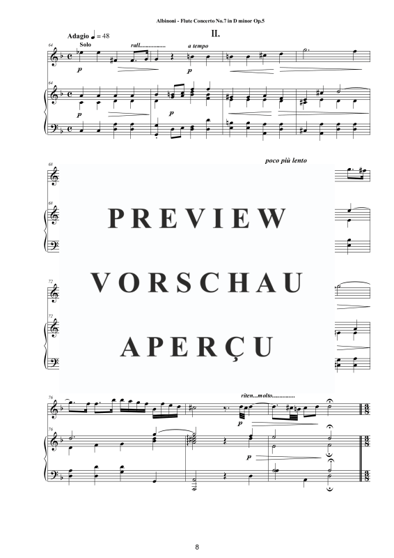 Product gallery: Page 9 of 11 Flute Concerto No.7 in D-Moll Op.5, , Flute and Piano/Harpsichord