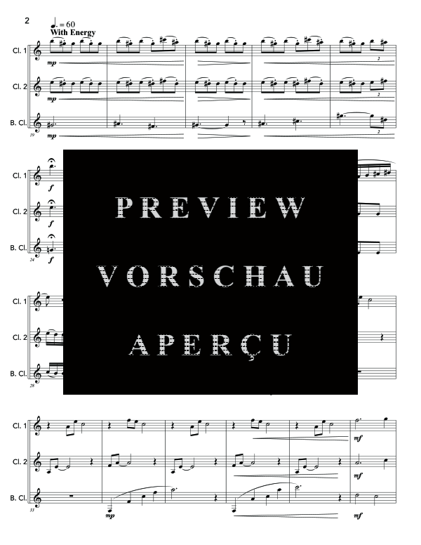 Product gallery: Page 6 of 11 When The Mood Takes You, , (Clarinet Trio)