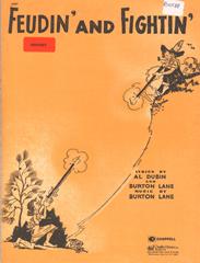 cover: Feudin' And Fightin', Burton Lane, Gesang, Gitarre, Klavier