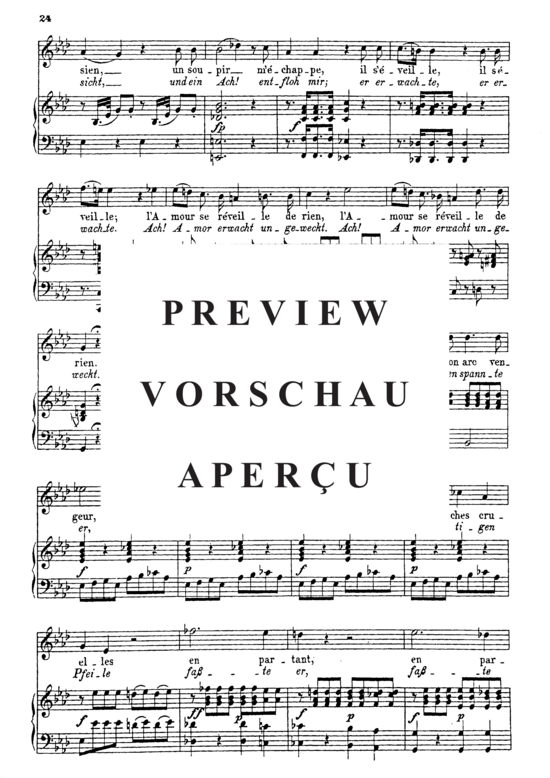 gallery: Dans un bois solitaire, K.308-295b , , (Gesang mittel + Klavier)