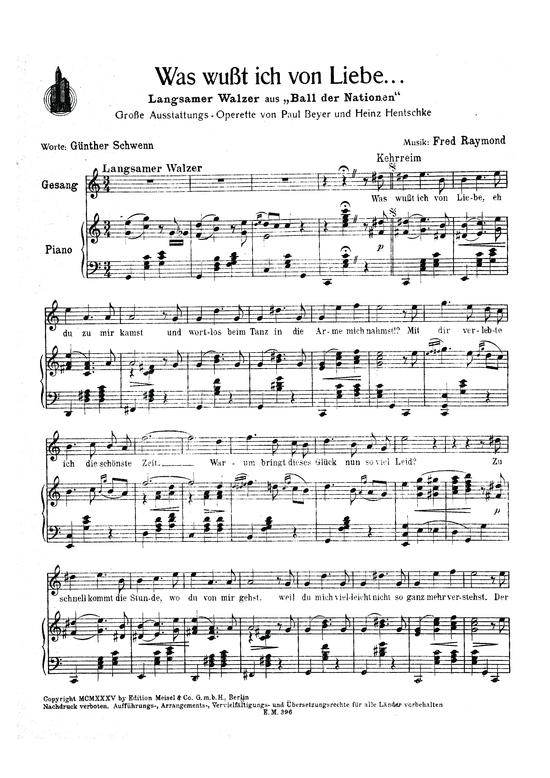 Produktbild zu: Was wusst ich von Liebeaus: Ball der Nationen (Operette)