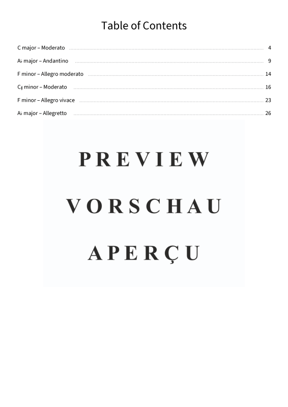 Produktgalerie: Seite 5 von 11 Moments musicaux D 780 (op. 94) - Six Romantic Character Pieces for Piano, , Klavier Solo