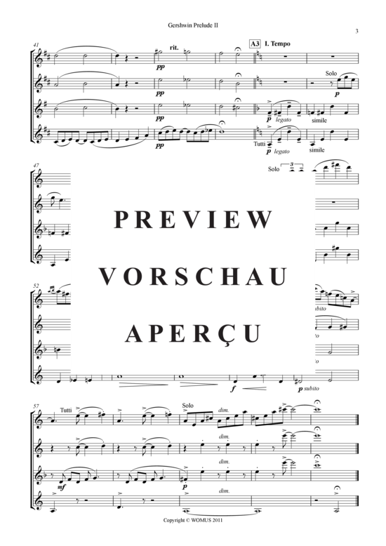 Product gallery: Page 4 of 9 Prelude II (Saxophon Quartett A(S) , , ATB)