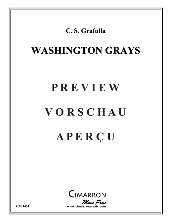 Produktgalerie: Seite 2 von 21 Washington Grays , , (Euphonium Quartett)