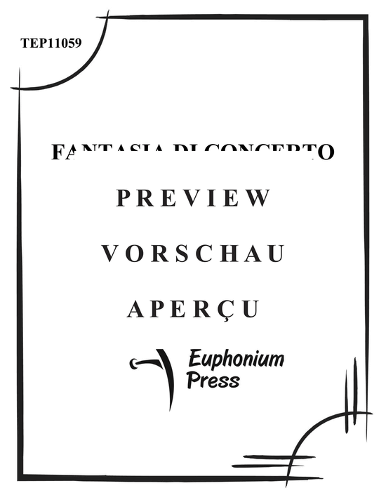 Product gallery: Page 15 of 21 Fantasia di Concerto , , (euphonium/baritone + piano)