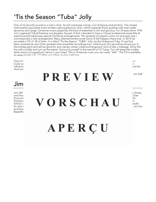 Produktgalerie: Seite 4 von 11 Tis the Season Tuba Jolly, , (Tuba Ensemble EEEEEETTTTTT)