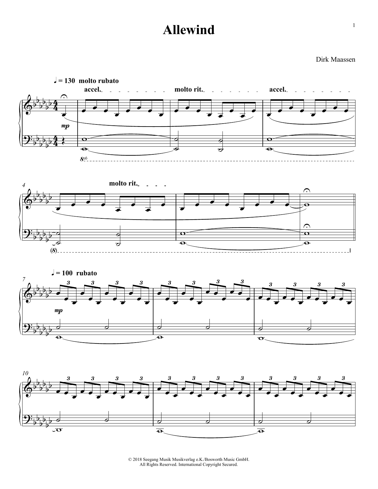 Produktgalerie: Seite 1 von 1 Allewind, Dirk Maassen, Klavier