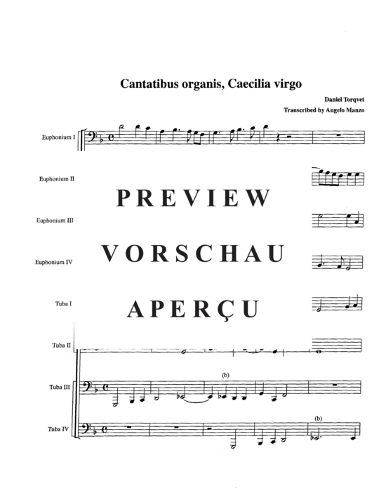 Product gallery: Page 3 of 21 Cantatibus organis, Caecilia virgo , , (Tuba Ensemble EEEETTTT)