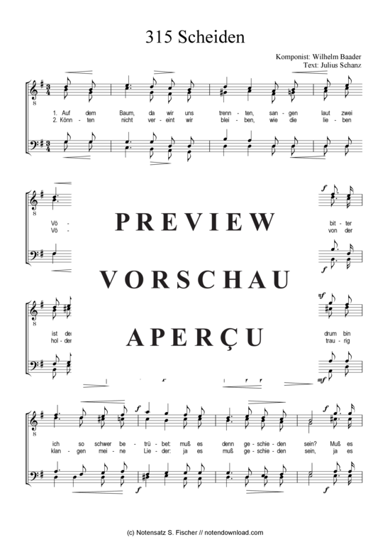 Product gallery: Page 2 of 4 Scheiden , , (male choir)