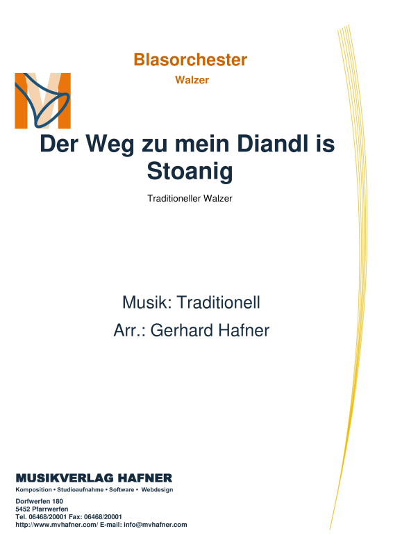 Product picture to: Der Weg zu mein Diandl is Stoanig