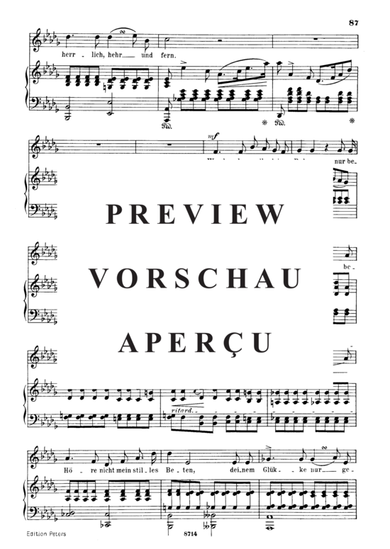 Product gallery: Page 3 of 5 Er, der Herrlichste von allen, Op.42 No.2, , Medium Voice and Piano