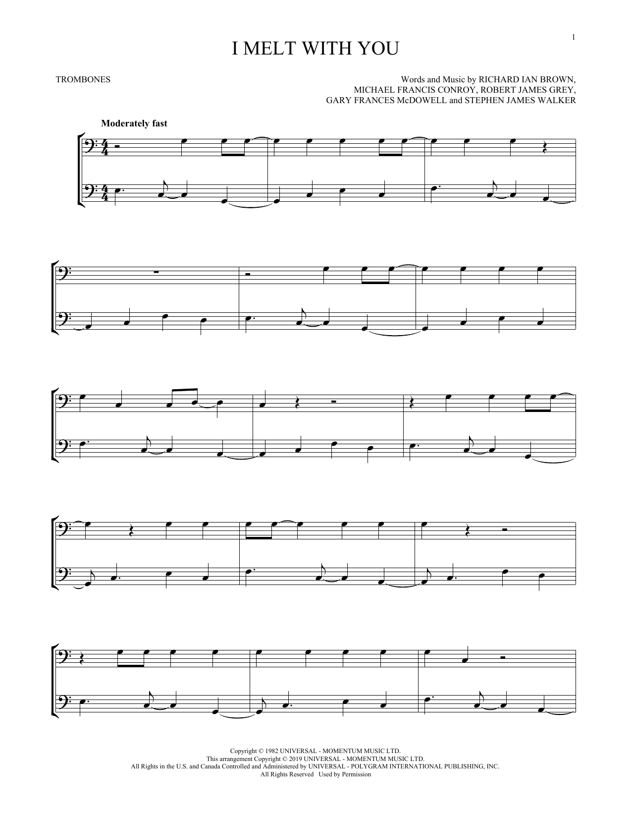 Product gallery: Page 1 of 1 I Melt With You, Modern English