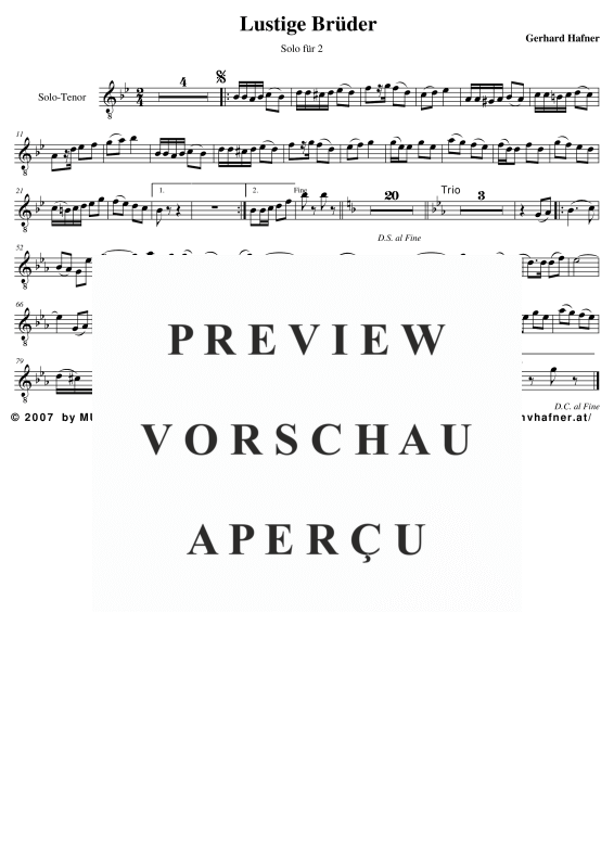 Product gallery: Page 8 of 11 Lustige Brüder, , (large wind orchestra)