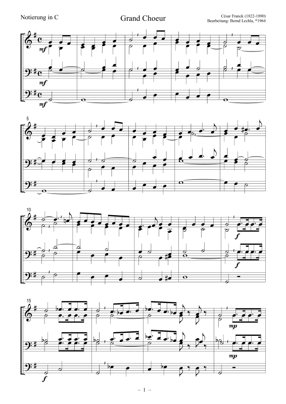 Produktbild zu: Grand ChoeurCésar Franck