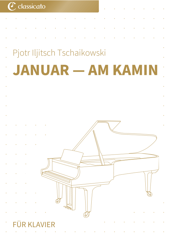 Product picture to: Januar — Am Kamin - Vereinfachte FassungPjotr Iljitsch Tschaikowski