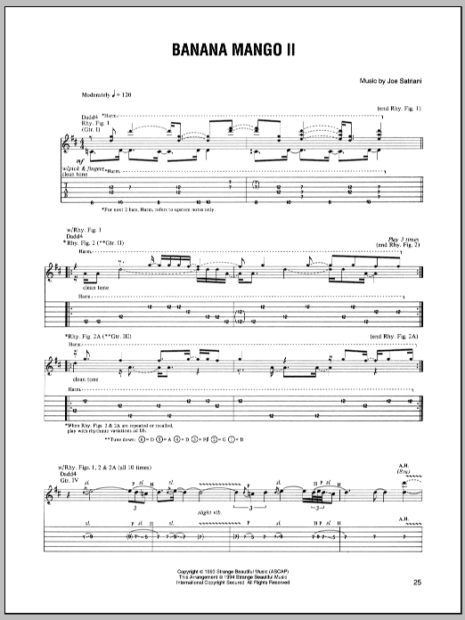 Produktgalerie: Seite 1 von 1 Banana Mango II, Joe Satriani, Gitarre