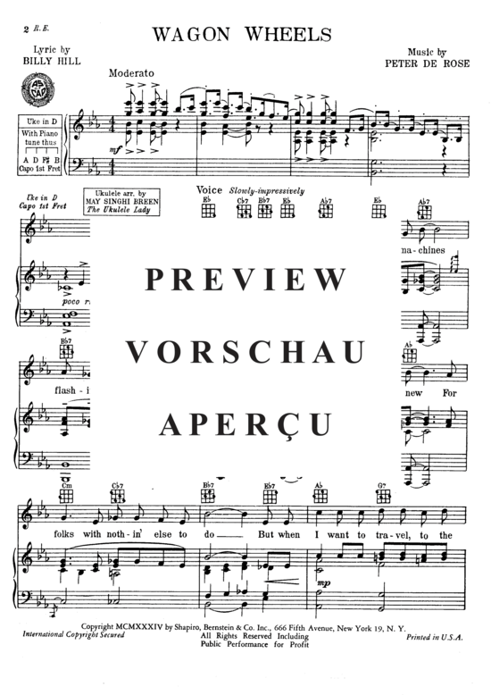 Produktgalerie: Seite 3 von 8 Wagon Wheels , Crosby, Bing, Klavier und Gesang