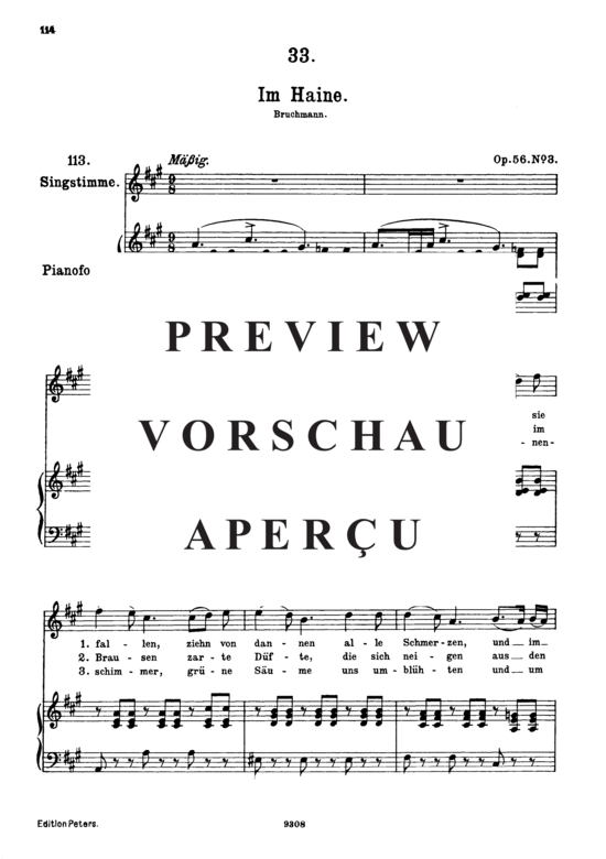 Product gallery: Page 2 of 3 Im Haine D.737, , High Voice and Piano