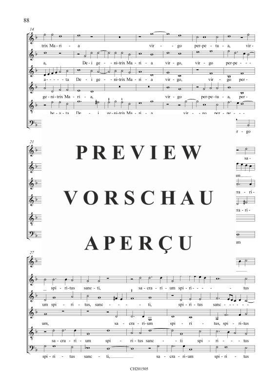 Product gallery: Page 3 of 8 Beata Die genitrix / Ora pro populo, , Mixed choir 6 voices