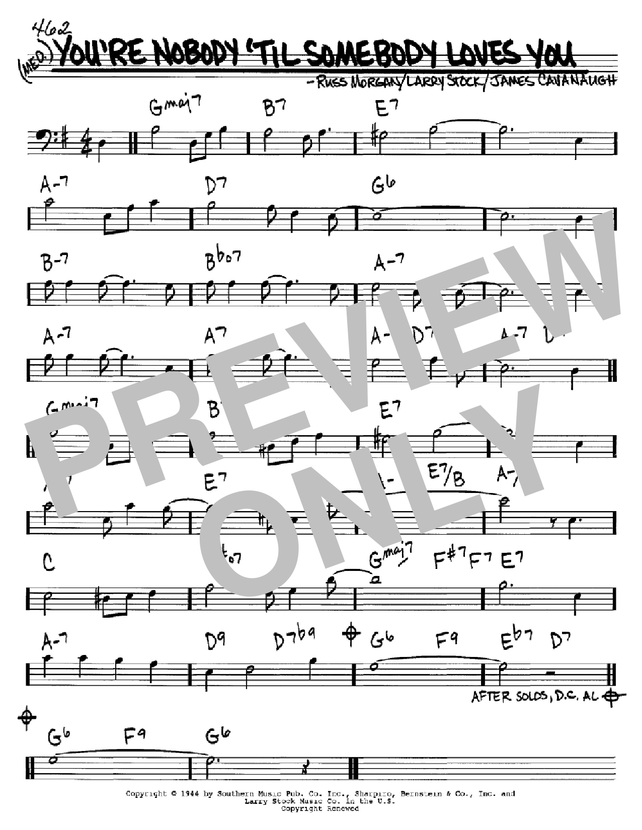 Produktbild zu: You're Nobody 'Til Somebody Loves You