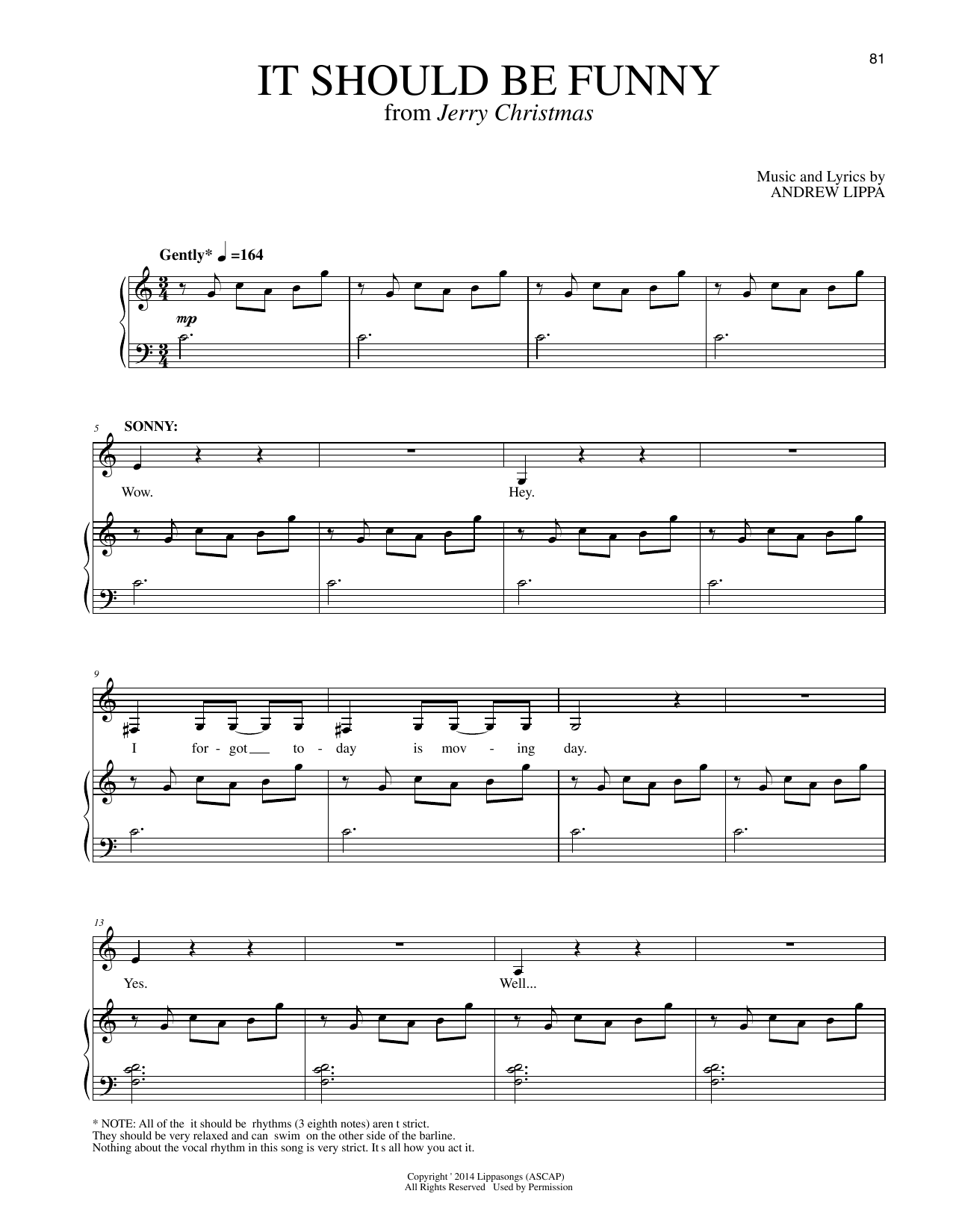 Produktbild zu: It Should Be Funny (from Jerry Christmas)
