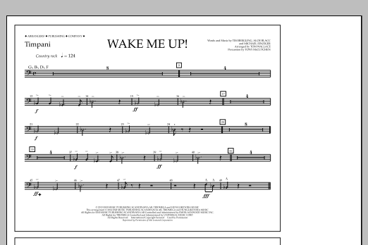 Produktbild zu:  Wake Me Up! - Timpani - Tom Wallace