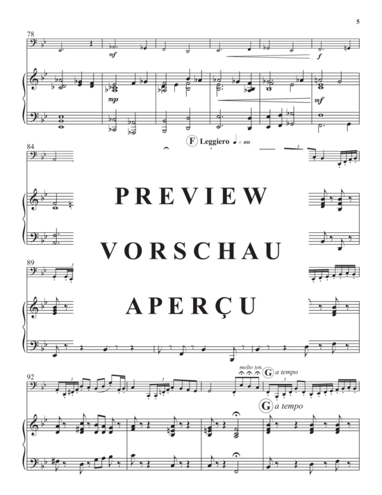 Product gallery: Page 7 of 8 Rondo for Sweet Babu , , (tuba + piano)