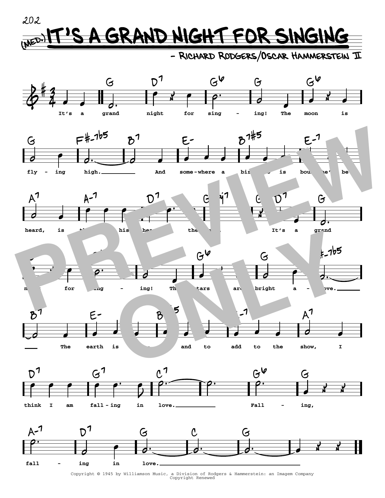 Product picture to: It's A Grand Night For Singing (High Voice) (from State Fair)