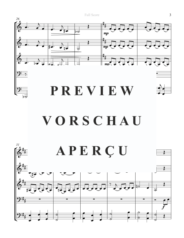 Produktgalerie: Seite 5 von 11 Just As I Am, , Blechbläser Quintett