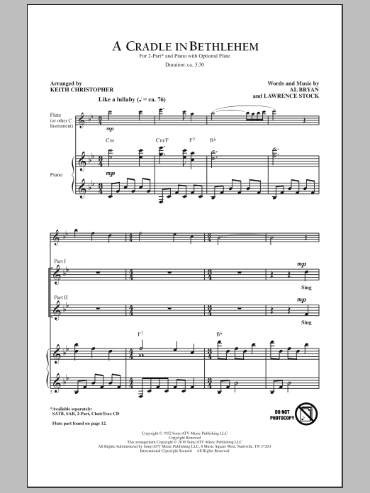 Produktbild zu: A Cradle In Bethlehem