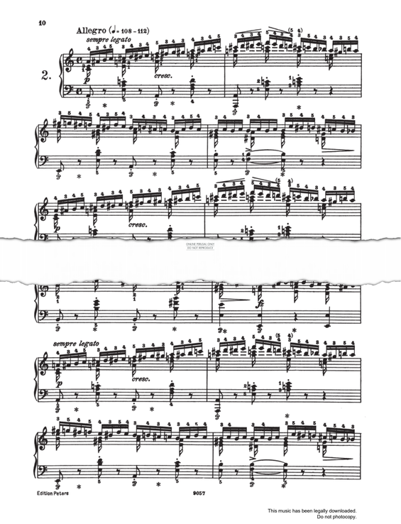 Produktgalerie: Seite 1 von 1 Etüde Op.10 No.2, Frederic Chopin, Klavier