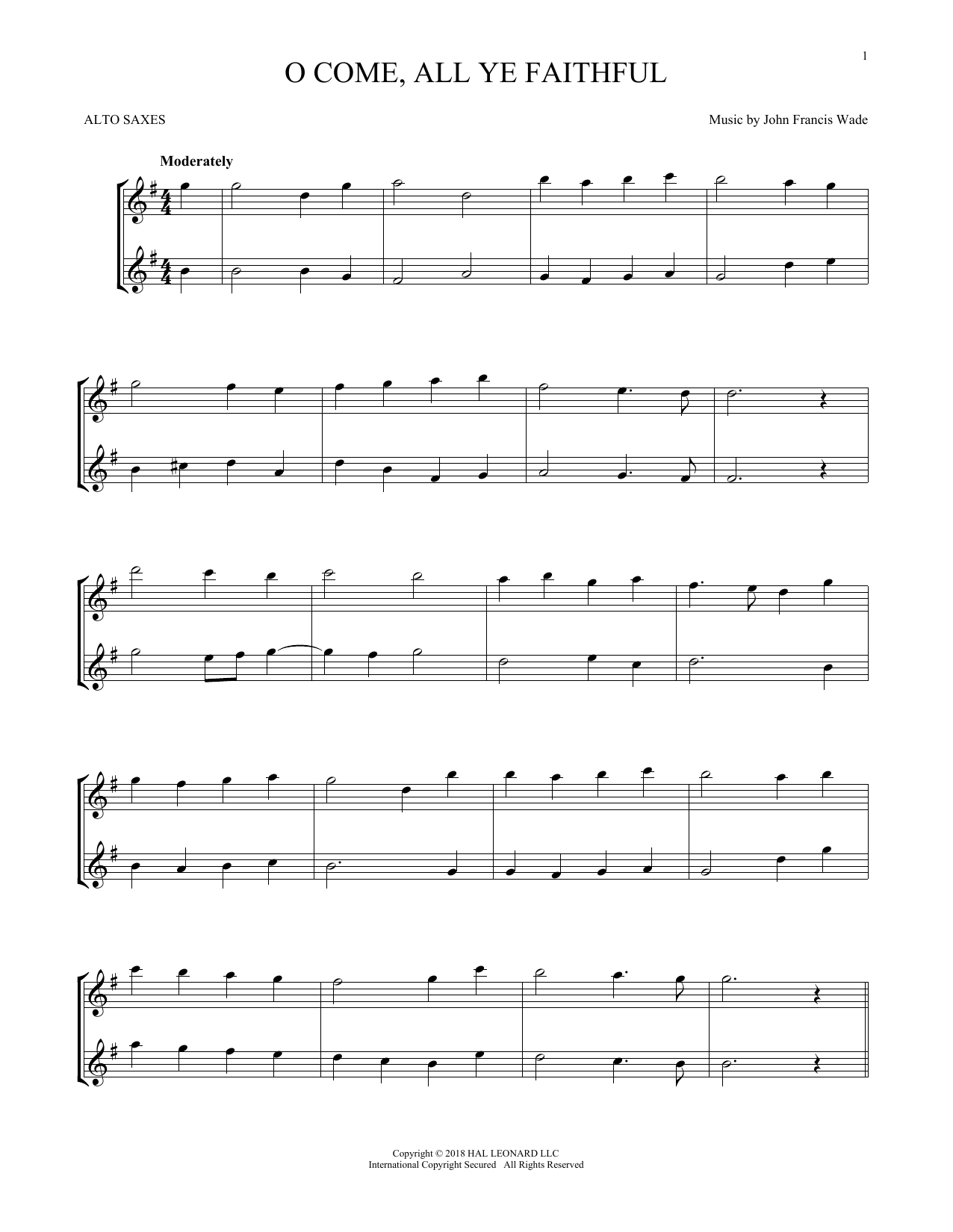 Product gallery: Page 1 of 1 O Come, All Ye Faithful, John Francis Wade