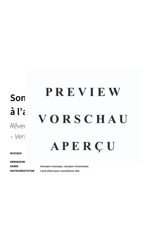 Produktgalerie: Seite 3 von 11 Sons doux à l´alto saxophone - Rêveries & classiques tendres - Versions simplifiées, , Altsaxophon in Es