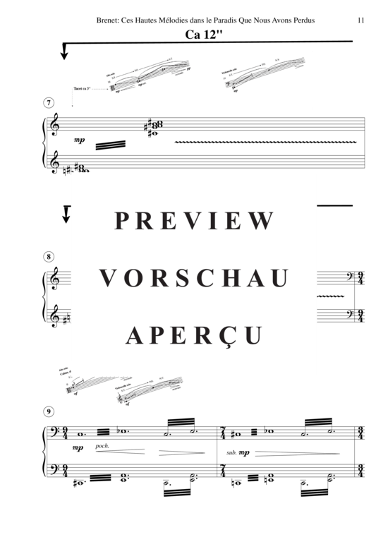 Product gallery: Page 12 of 21 Ces Hautes Melodies dans le paradis que nous avons perdus , , (viola, violoncello + piano reduction)