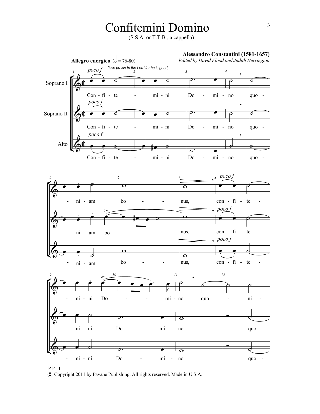 Produktgalerie: Seite 1 von 1 Confitemini Domino, Judith Herrington, Chor