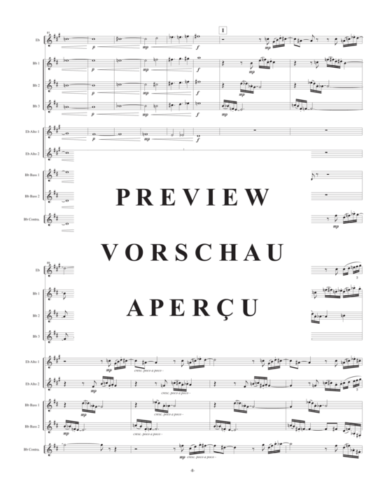Product gallery: Page 14 of 21 Brom Bones , , (9-part clarinet choir)